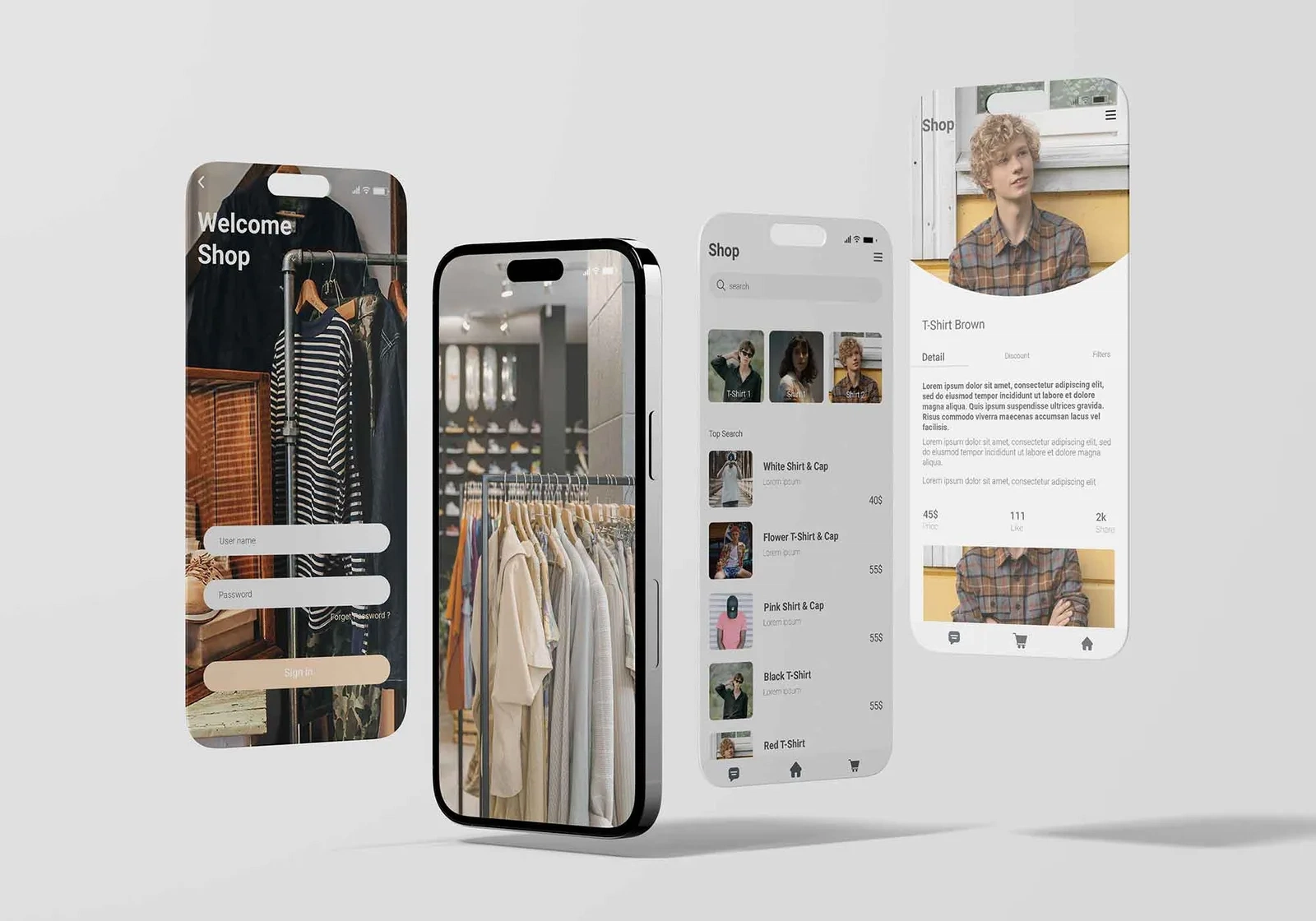 双飞手机客户端界面展示